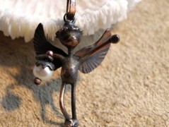 Nerezový přívěšek s larimarem