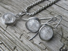 Nerezový přívěšek s larimarem