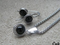 Nerezový přívěšek s larimarem