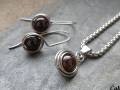 Nerezový přívěšek s larimarem