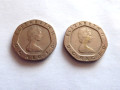 Mince, Anglie, 20 pencí, 1982, 2 ks