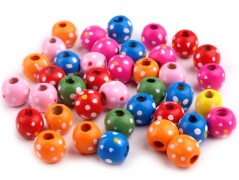 Dřevěné korálky 8 mm (20ks)