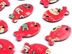 Dřevěné korálky 8 mm (20ks)