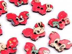 Dřevěné korálky 8 mm (20ks)