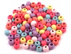 Dřevěné korálky 8 mm (20ks)
