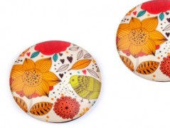 Dřevěné korálky 8 mm (20ks)