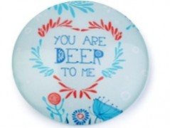 Dřevěné korálky 8 mm (20ks)