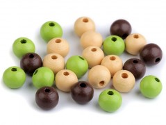 Dřevěné korálky 8 mm (20ks)