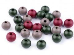 Dřevěné korálky 8 mm (20ks)