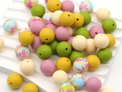 Dřevěné korálky 8 mm (20ks)