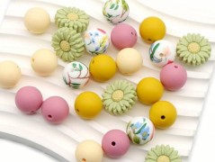 Dřevěné korálky 8 mm (20ks)