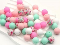 Dřevěné korálky 8 mm (20ks)