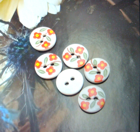 Přírodní knoflíčky 11,5 mm (1ks) přírodní perleťové knoflík knoflíčky 