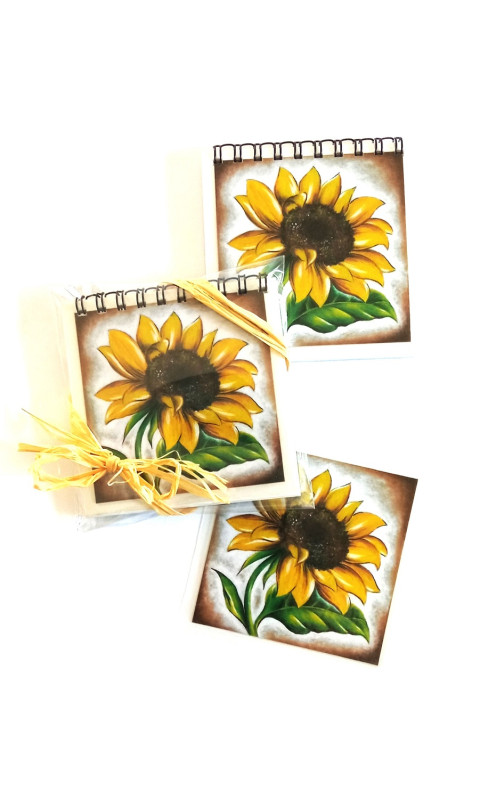 bloček+magnetickýobrázek-SLUNEČNICE slunečnice bloček 
