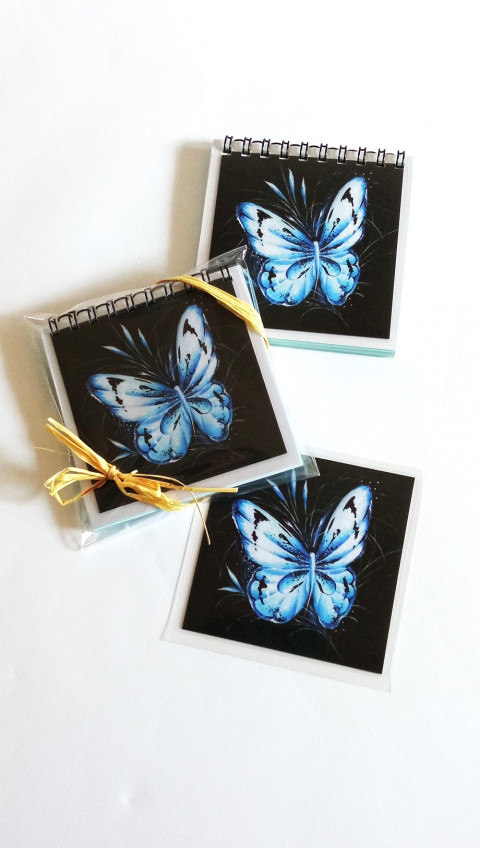 bloček+magnetický obrázek-MOTÝL motýl bloček 