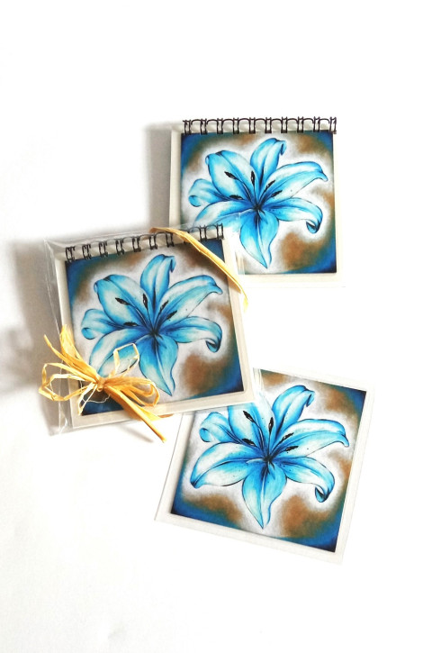 bloček+magnetický obrázek-LILIE lilie bloček 