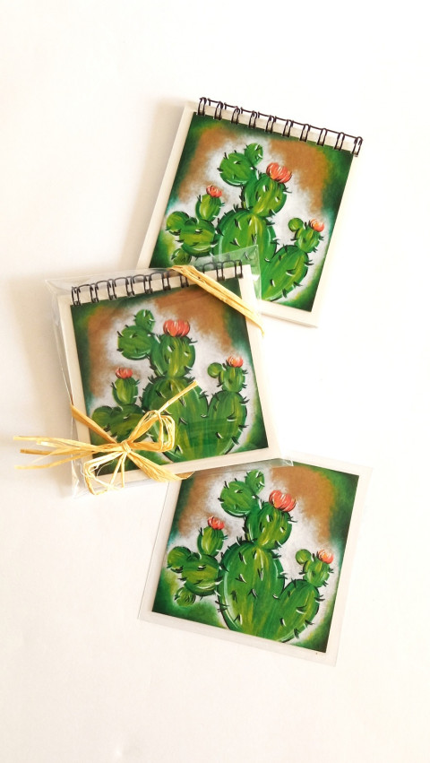 bloček+magnetický obrázek-KAKTUS bloček.kaktus 