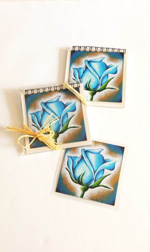 bloček+magnetický obrázek-RŮŽE růže bloček 