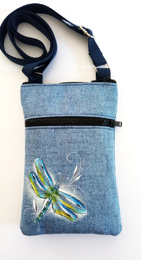 malá crossbody s kapsou-VÁŽKA vážka crossbody 