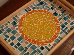 PODLOŽKA POD SVÍČKU/HRNEK - SKLO 2