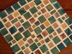 PODLOŽKA POD SVÍČKU/HRNEK - SKLO 2