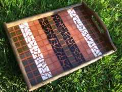 PODLOŽKA POD SVÍČKU/HRNEK - SKLO 2