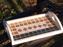 PODLOŽKA POD SVÍČKU/HRNEK - SKLO 2