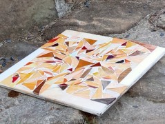 PODLOŽKA POD SVÍČKU/HRNEK - SKLO 2