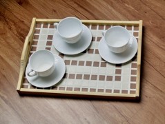 PODLOŽKA POD SVÍČKU/HRNEK - SKLO 2