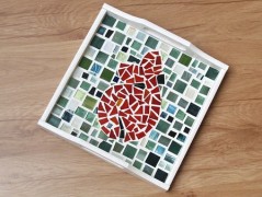 PODLOŽKA POD SVÍČKU/HRNEK - SKLO 2