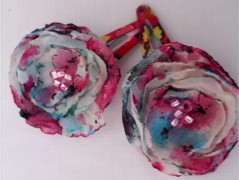 Čelenka růžovo-žlutá