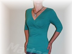 Šaty s řasením v pase vz.701