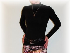 Šaty s řasením v pase vz.701