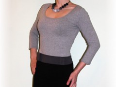 Šaty s řasením v pase vz.701