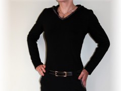 Šaty s řasením v pase vz.701