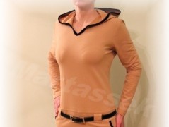 Šaty s řasením v pase vz.701