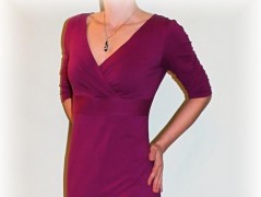 Šaty s řasením v pase vz.701