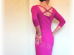 Šaty s řasením v pase vz.701