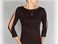 Šaty s řasením v pase vz.701