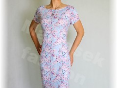 Šaty s řasením v pase vz.701