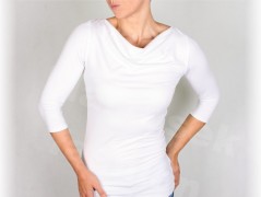 Šaty s řasením v pase vz.701