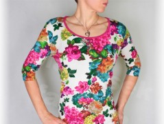 Šaty s řasením v pase vz.701