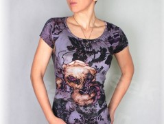 Šaty s řasením v pase vz.701