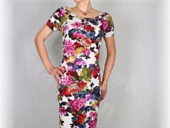 Šaty s řasením v pase vz.701