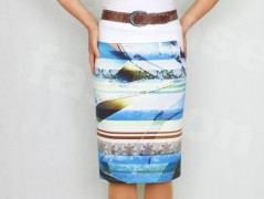 Šaty s řasením v pase vz.701