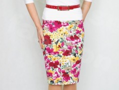 Šaty s řasením v pase vz.701