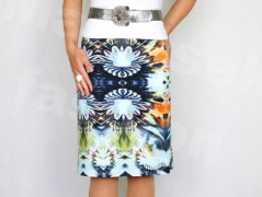 Šaty s řasením v pase vz.701