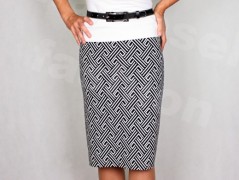 Šaty s řasením v pase vz.701