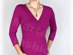 Šaty s řasením v pase vz.701