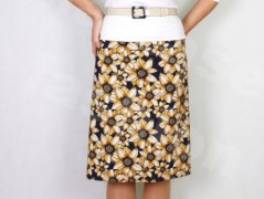 Šaty s řasením v pase vz.701